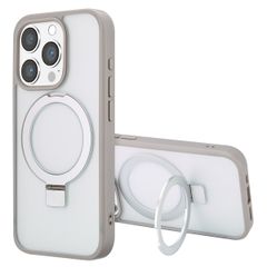 Accezz Ring Stand Backcover mit MagSafe Apple iPhone 15 Pro - Grau