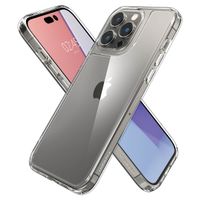 Spigen Quartz Hybrid Crystal Clear Back Cover für das iPhone 14 Pro - Transparent