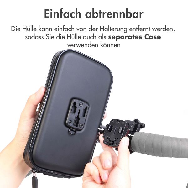 Accezz Handyhalterung Fahrrad für das iPhone 6 Plus - universell - mit Gehäuse - schwarz