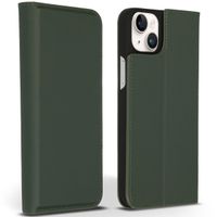 Accezz Premium Leather Slim Klapphülle für das iPhone 14 Plus - Grün