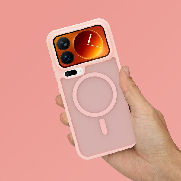 imoshion Color Guard Back Cover mit MagSafe Xiaomi 17 Pro Max - Hellrosa