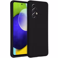 Accezz Liquid Silikoncase für das Samsung Galaxy A53 - Schwarz
