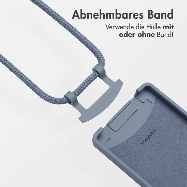 imoshion Color Backcover mit abnehmbarem Handykette und MagSafe Samsung Galaxy S25 Ultra - Ash Blue