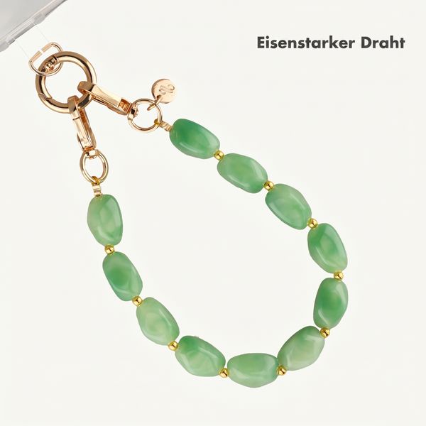 Selencia Satin Crush Handgelenkschlaufe - Mint Green
