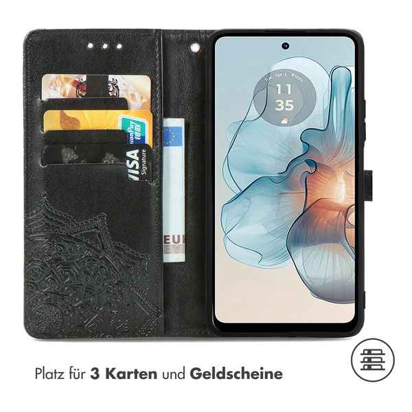 imoshion Mandala Klapphülle Motorola Moto G24 Power - Schwarz