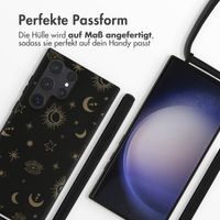 imoshion Silikonhülle design mit Band für das Samsung Galaxy S23 Ultra - Sky Black