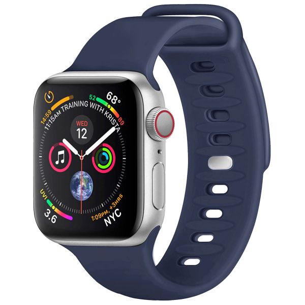 imoshion Silikonband für das Apple Watch Series 1-9 / SE - 38/40/41 mm / Series 10 - 42 mm - Dunkelblau