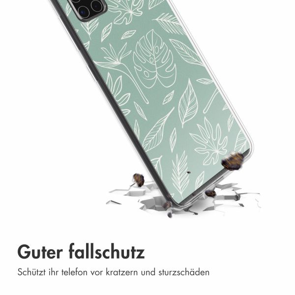 imoshion Design Hülle Samsung Galaxy A51 - Leaves Line-Art