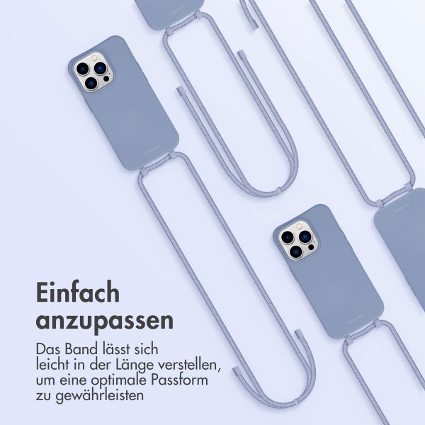 imoshion Color Backcover mit abtrennbarem Band Apple iPhone 14 Pro - Ash Blue