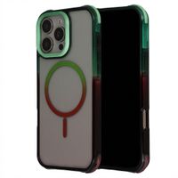 Selencia Gradient MagSafe Back Cover Apple iPhone 16 Pro Max - Grün / Braun
