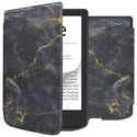 imoshion Design Slim Soft Case Sleepcover für das Pocketbook Verse / Verse Pro / Vivlio Light / Light HD - Black Marble