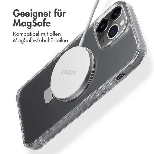 Accezz Ring Stand Backcover mit MagSafe Apple iPhone 13 Pro Max - Transparent