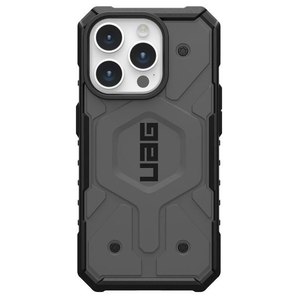 UAG Pathfinder Case MagSafe für das iPhone 15 Pro - Silber