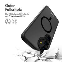 Accezz Rugged Frosted Back Cover mit MagSafe Samsung Galaxy S24 Plus - Schwarz