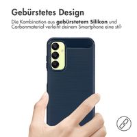 imoshion Brushed Back Cover für das Samsung Galaxy A25 (5G) - Dunkelblau