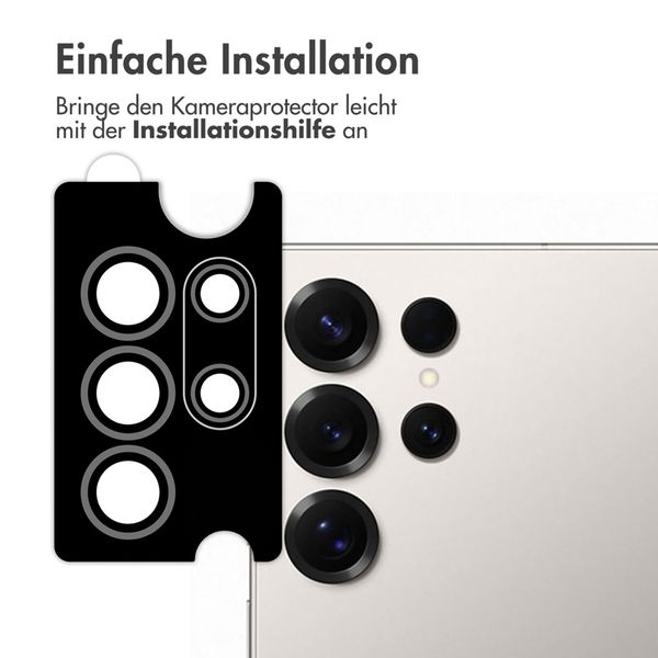 imoshion 2er-Pack Objektivschutz für Kamera für das Samsung Galaxy S25 Ultra - Titanium Gray