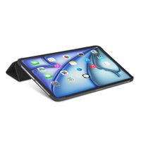 Decoded Textured Sillicon Slim Cover Apple iPad Air 11 Zoll (2025) M3 / (2024) M2 - Charcoal Black