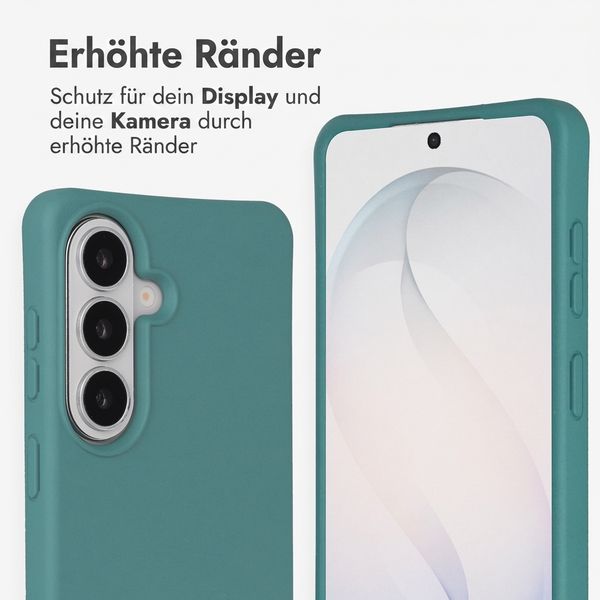 imoshion Color Backcover mit abnehmbarem Handykette und MagSafe Samsung Galaxy S26 - Dark Green