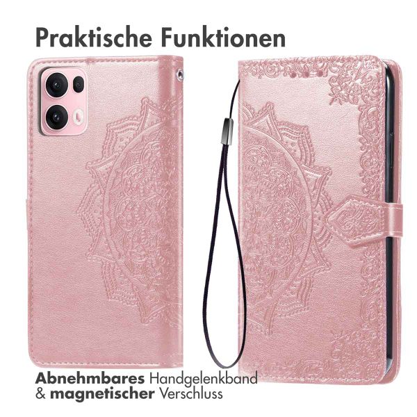 imoshion Mandala Klapphülle Oppo Reno 13 Pro - Rosé gold