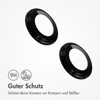 imoshion ﻿2er-Pack Objektivschutz für Kamera für das Apple iPhone 13 - Schwarz