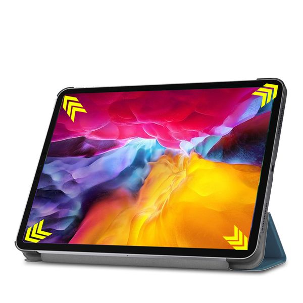 imoshion Trifold Klapphülle Apple iPad Pro 11 (2022 / 2021 / 2020 / 2018) - Dunkelgrün
