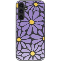 imoshion  Design Hülle für das Samsung Galaxy A54 - Tropical Violet Flowers Connect