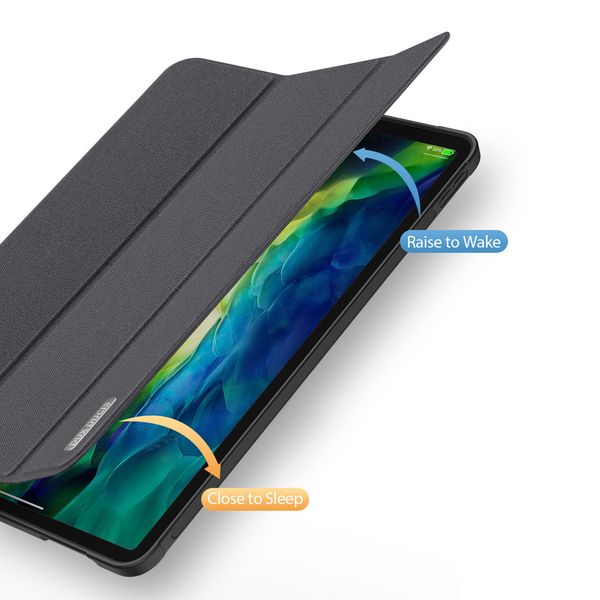 Dux Ducis Domo Klapphülle Schwarz für iPad Pro 11 (2022) / Pro 11 (2021) / Pro 11 (2020)