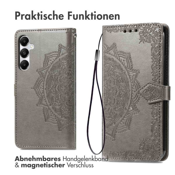 imoshion Mandala Klapphülle Samsung Galaxy A35 - Grau