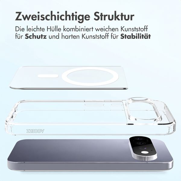 Accezz Xtreme Impact Backcover mit MagSafe Google Pixel 11 Pro - Transparent