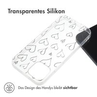 imoshion Design Hülle Apple iPhone 13 Mini - Heart
