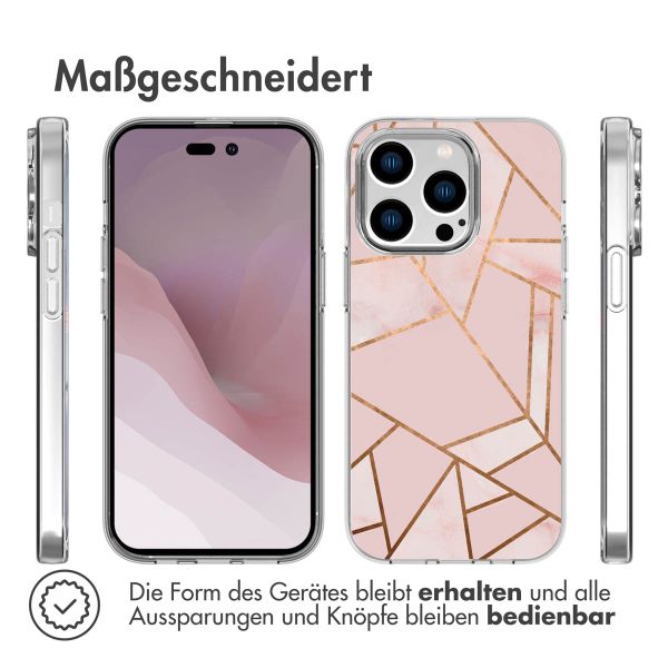 imoshion Design Hülle Apple iPhone 14 Pro - Pink Graphic
