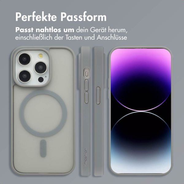 imoshion Color Guard Back Cover mit MagSafe für das iPhone 14 Pro - Grau