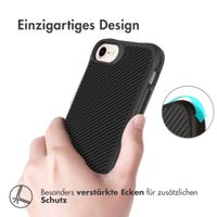 imoshion Rugged Hybrid Carbon Case Apple iPhone SE (2022 / 2020) / 8 / 7 - Schwarz