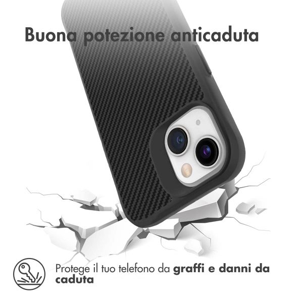 imoshion Rugged Hybrid Carbon Case Apple iPhone 13 - Schwarz