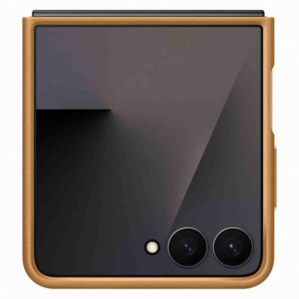 Samsung Original KindSuit Vegan Leather Case Samsung Galaxy Z Flip 7 - Camel