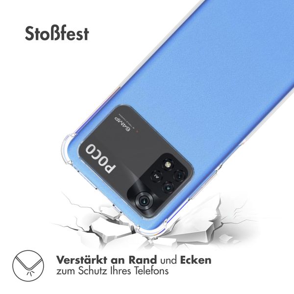 imoshion Shockproof Case für das Xiaomi Poco M4 Pro 5G - Transparent