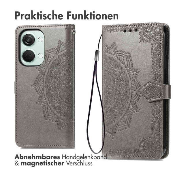 imoshion Mandala Klapphülle OnePlus Nord 3 - Grau
