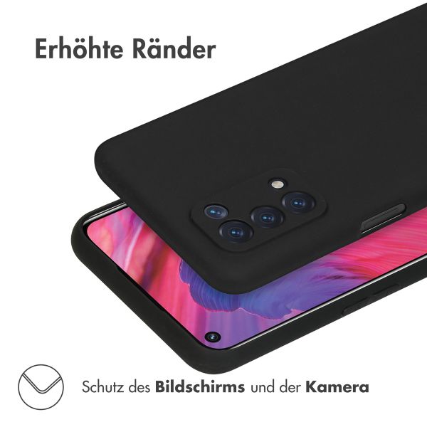 imoshion Color TPU Hülle für das Oppo A74 (5G) / A54 (5G) - Schwarz