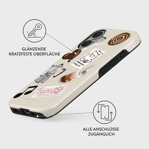 Burga Tough Back Cover MagSafe Apple iPhone 16 - Oat Milk Please