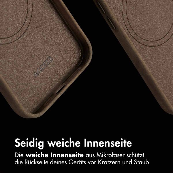 Accezz Vintage Leather Magsafe Backcover iPhone 15 Pro Max - Rustic Brown