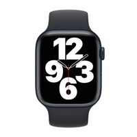 Apple Silikon Solo Loop für das  Apple Watch | 38/40/41/42 mm - Größe 7 - Midnight
