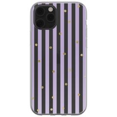 imoshion  Design Hülle für das iPhone 12 (Pro) - Sparkle Lines Lavender