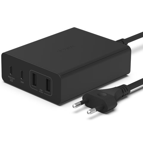 Belkin ﻿Boost↑Charge™ GaN Pro Adapter 4 Ports - USB-A (2x) und USB-C (2x) - 108W - Schwarz