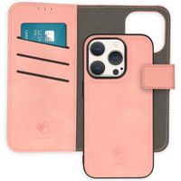 imoshion Entfernbare 2-1 Luxus Klapphülle Apple iPhone 15 Pro - Rosa