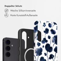 Selencia Vivid Rückabdeckung mit MagSafe Samsung Galaxy S24 - Midnight Blossom