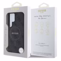 Guess Classic 4G Logo Backcover MagSafe Samsung Galaxy S25 Ultra - Schwarz