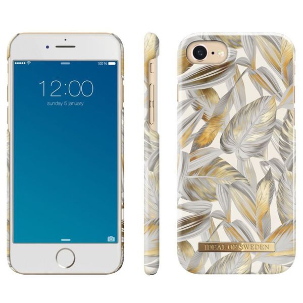 iDeal of Sweden Platinum Leaves Fashion Back Case iPhone SE (2022 / 2020)/8/7/ 6(s)