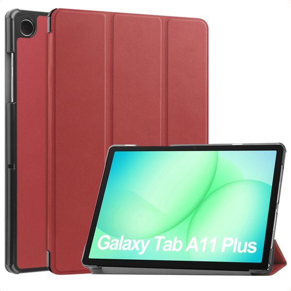 imoshion Trifold Klapphülle Samsung Galaxy Tab A11 Plus - Bordeaux