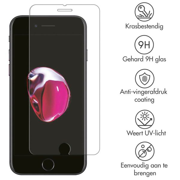 Accezz Screen Protector aus gehärtetem Glas Apple iPhone SE (2022 / 2020) / 8 / 7 / 6(s)