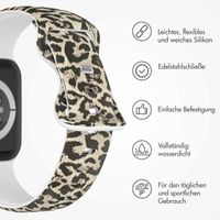 imoshion Silikonband⁺ für die Apple Watch Series 1 bis 9 / SE (38/40/41 mm) | Series 10 (42 mm) - Leopard